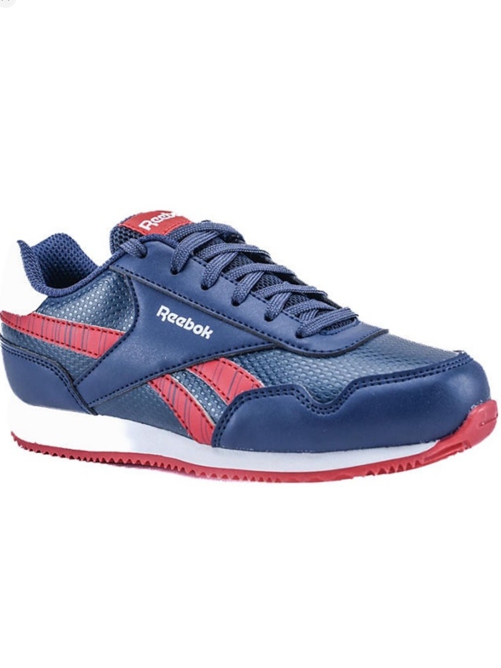 NEW! Reebok Royal Classic Jogger 3.0 Red, White, Blue Sneakers Boys Size 2 NWT